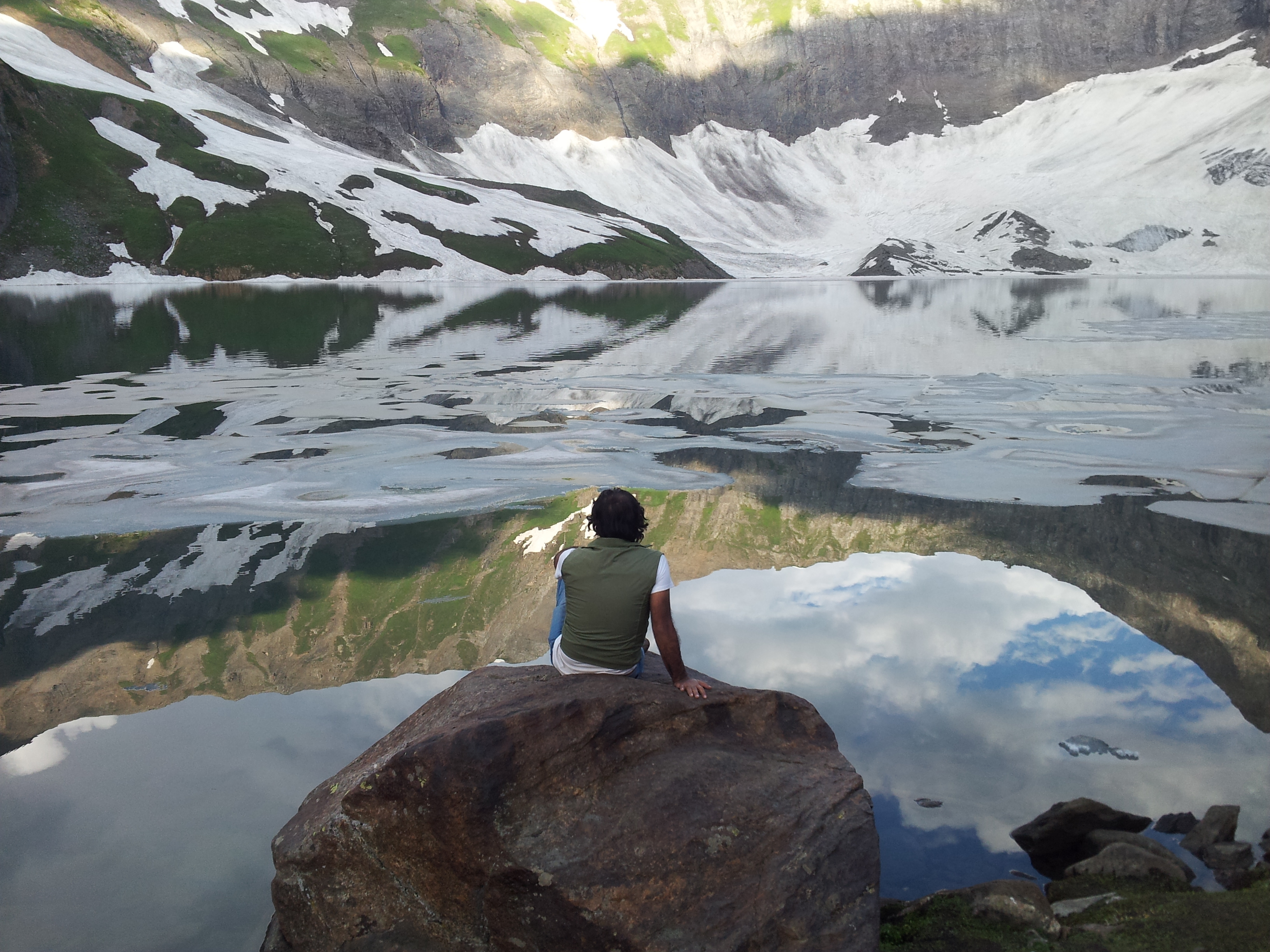 Alone in Ratti Gali Lake