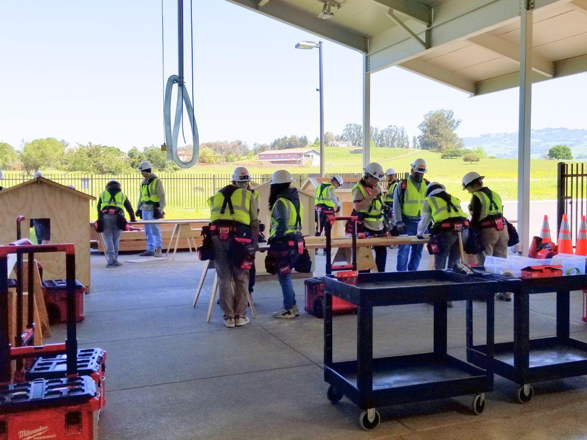 SRJC Petaluma Carpentry Students