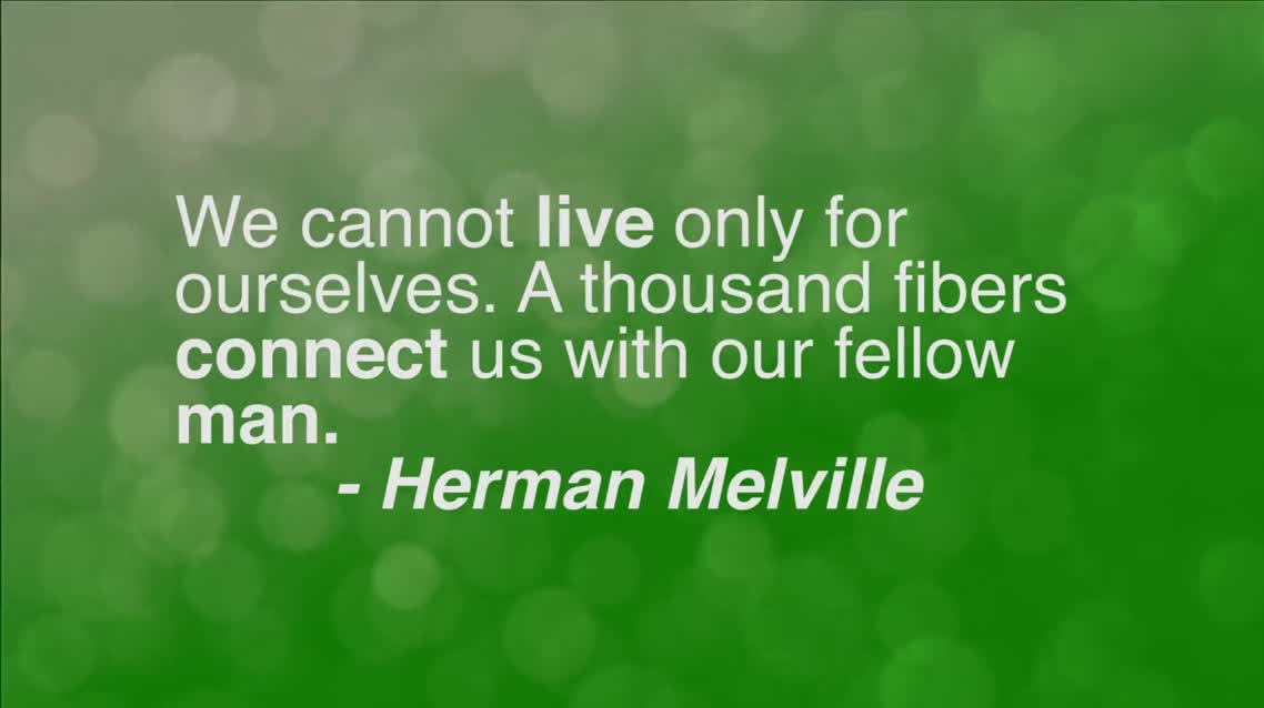 We cannot live only for